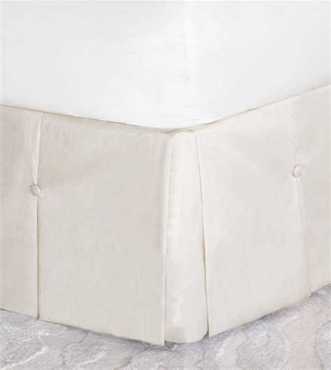 Edris Ivory Bed Skirt Eastern Accents
