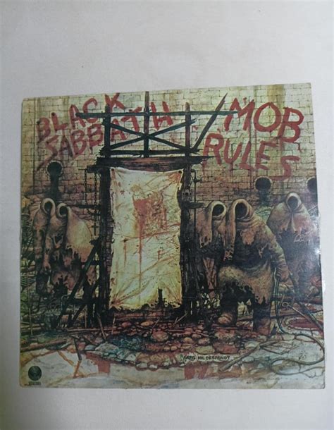 LP Black Sabbath Mob Rules Aukro