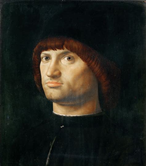 Antonello Da Messina Portrait Dun Homme Le Condottiere 1475
