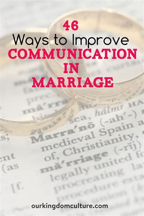 46 Ways To Improve Communication In Marriage Our Kingdom Culture