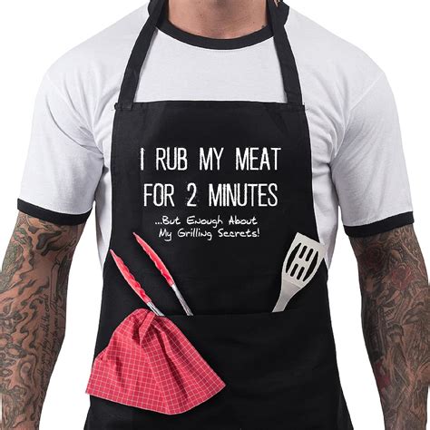 Bang Tidy Clothing Funny Bbq Apron Novelty Aprons Cooking Ts For Men 100 Cotton