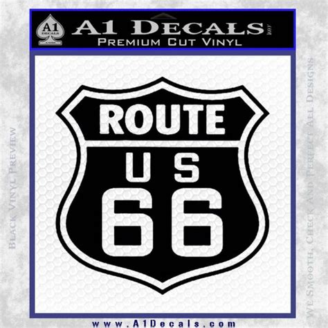 Route 66 Decal Sticker A1 Decals