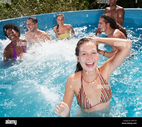 Wet Clothes Swimming Pool Hi Res Stock Photography And Images Alamy