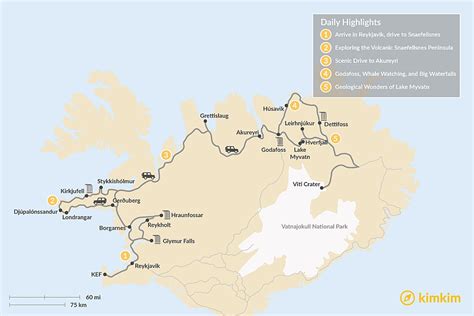 5 Day Self Driving Tour Snaefellsnes Peninsula Akureyri Myvatn Area