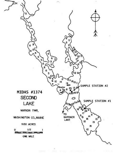 Lakes Of Maine Lake Overview Second Gardner Lake Marion Twp