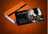 Pictures of Sample Personal Trainer Business Cards
