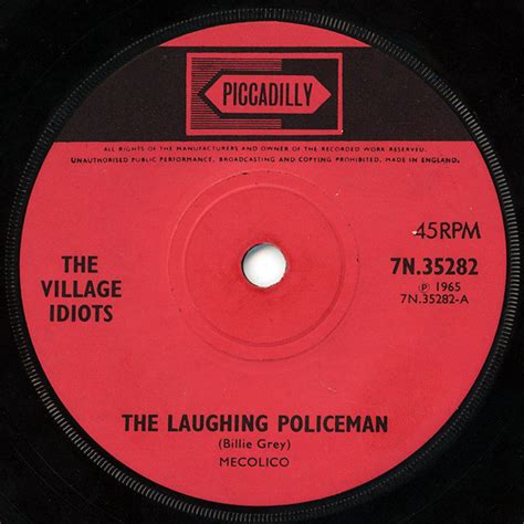 The Village Idiots The Laughing Policeman Discogs