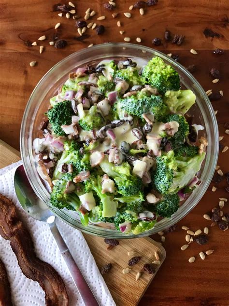 Healthy Broccoli Salad With Bacon Paleo Whole30 Paleo Gluten Free Guy