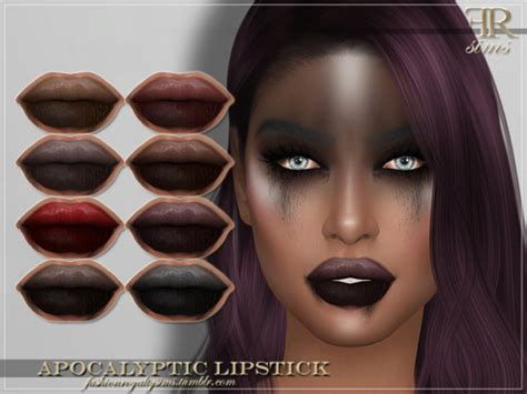 Frs Apocalyptic Lipstick By Fashionroyaltysims At Tsr