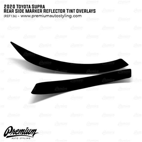 Pre Cut Smoked Rear Side Marker Reflector Overlays Smoke Tint 2020