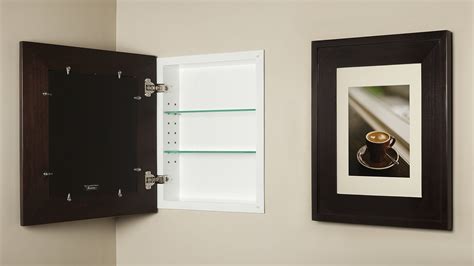 14x18 Concealed Medicine Cabinet Large A Recessed Mirrorless