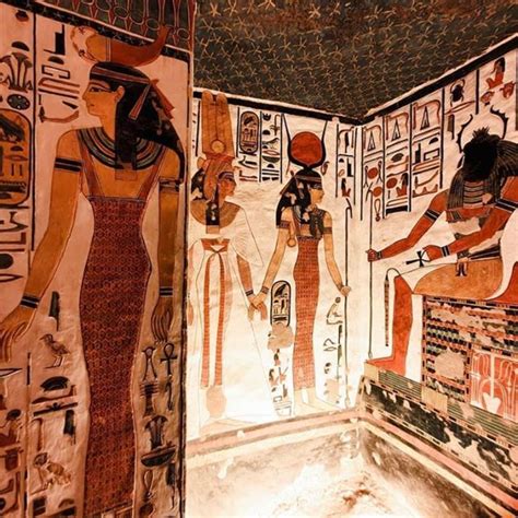 Valley Of The Kings The Valley Queen Nefertari Ramses Ii Mortuary Luxor Egypt Ancient