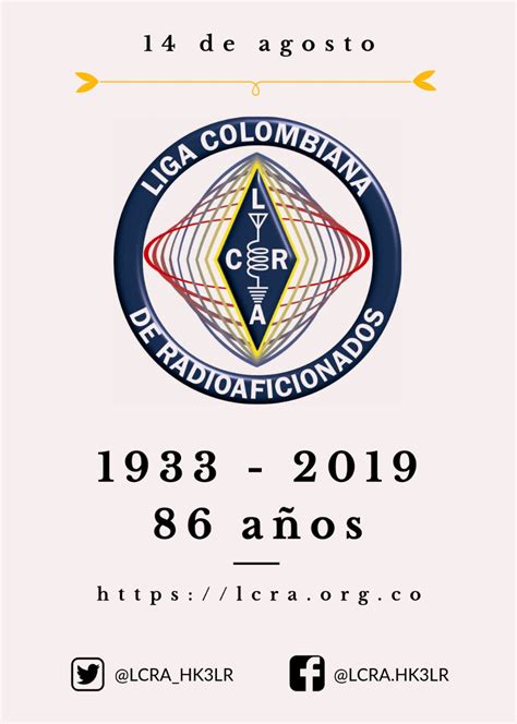 Lcra 86 Años De Historia Liga Colombiana De Radioaficionados Lcra