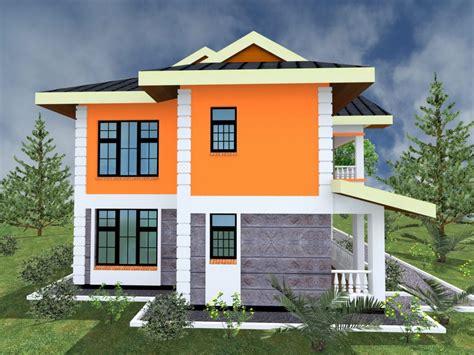 4 Bedroom Maisonette House Plans In Kenyahpd Consult