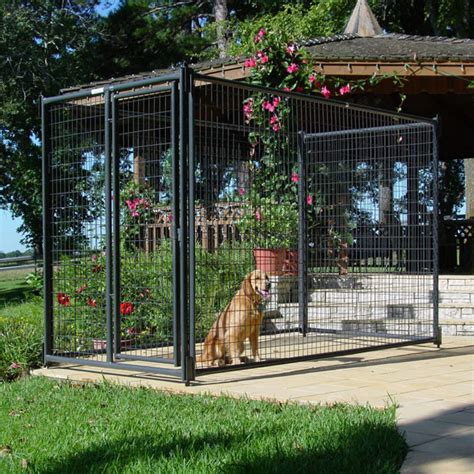 Steel Wire Mesh Dog Kennel Professional Dog Run Cage China Steel Cage