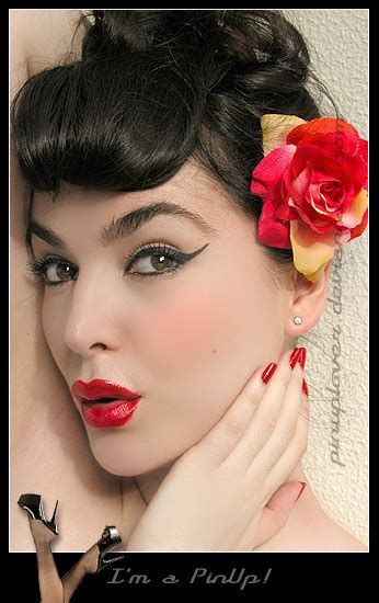 Lipstick Fairy 50s Pinup Makeup