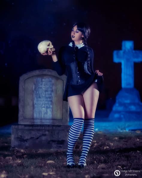 Wednesday Adams In Celebration Of Friday The 13th By Tinybat Cosplay R Cosplaybabes