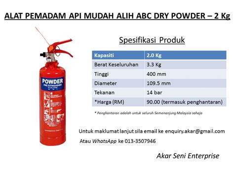 Sertifikat uji laboratorium alat pemadam api bppt. Warkah Nizam: Iklan - Alat Pemadam Api Untuk Rumah Anda