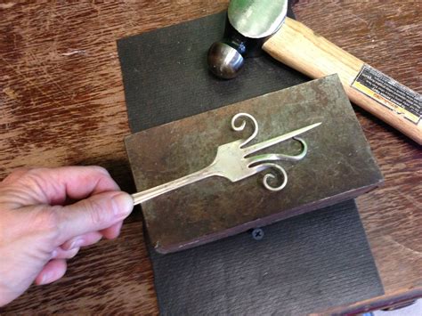 How To Make A Fork Hook Recipe Fork Crafts Fork Art Silverware Art