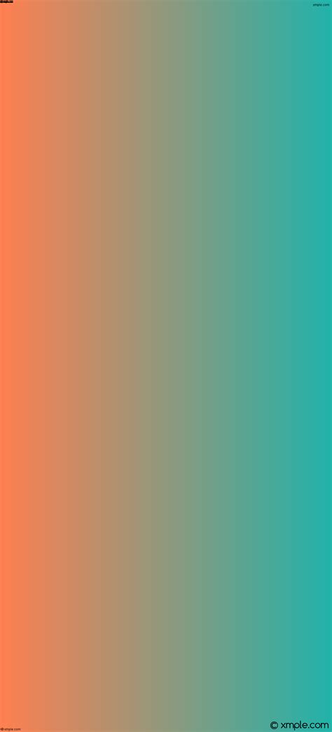Wallpaper Orange Linear Green Gradient Ff7f50 20b2aa 180°