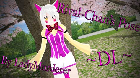 Mmd X Yansim Rival Chans Pose Dl By Ladymurderer007 On Deviantart