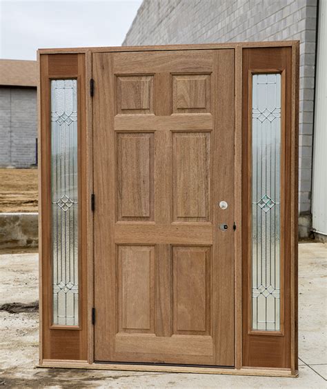 Cl 74 Solid Mahogany Exterior 6 Panel Door