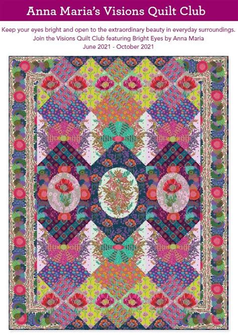 Anna Maria Horners Visions Quilt Club Sign Up