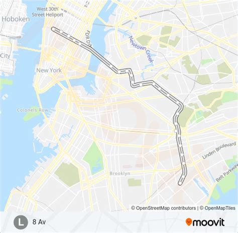 L Route Schedules Stops And Maps Uptown And Manhattan Updated