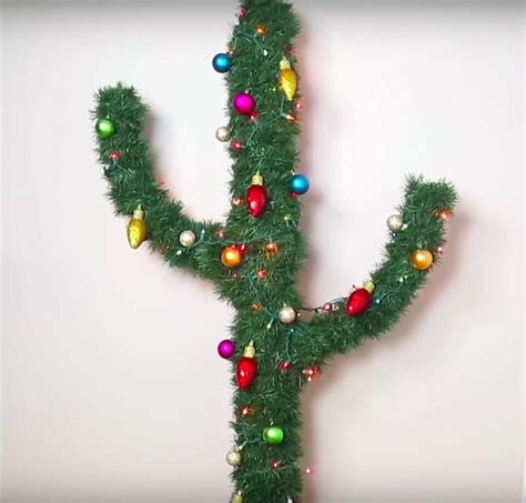 Candelabra trees make the biggest impact standing solo, where their architectural. How to Make a Cactus Christmas Tree You Will Love | Hometalk