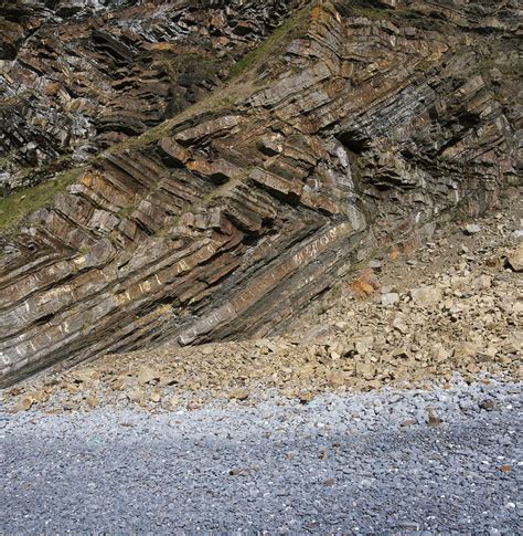 Recumbent Folds At Millook Haven Stock Image C0263202 Science