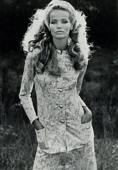 1968 Uk Vogue Veruschka Supermodels 60s Fashion Hippie