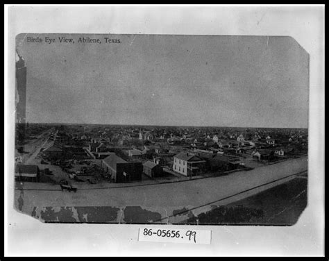 Aerial View Of Abilene The Portal To Texas History