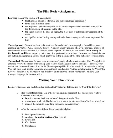 View and download movie review essays examples. FREE 8+ Sample Movie Reviews in MS Word | PDF