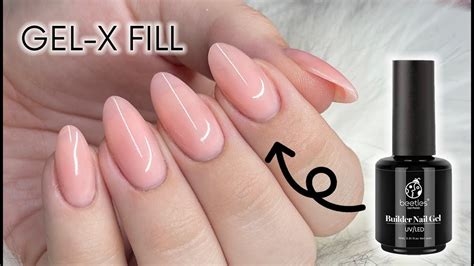 Gel X Fill With Builder Gel Daily Charme S Full Cover Tips Apre Gel X Dupe Youtube