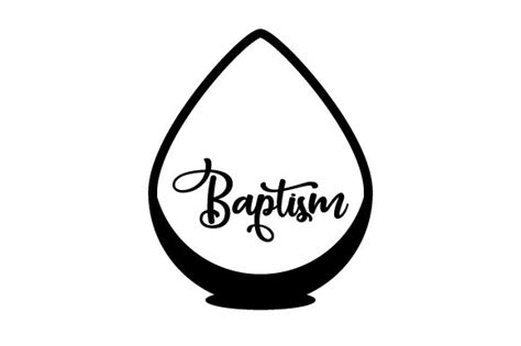 Baptism (SVG Cut file) by Creative Fabrica Crafts · Creative Fabrica