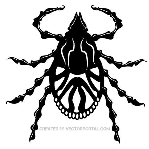 Tick Bug Royalty Free Stock Vector Clip Art