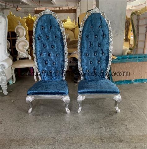 Blue Throne Style Chairs
