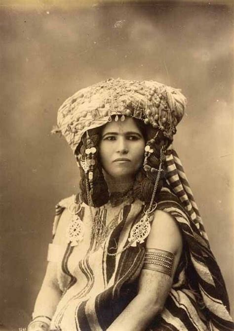 Vintage Portrait Of An Amazigh Berber Woman Africa African Women