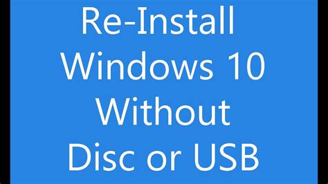 Via chrome9 hc igp family display driver Reinstall Windows 10 Without an Installation Disc or USB ...