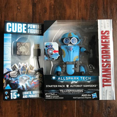 New And Sealed Transformers Allspark Tech Cube Powers Figures 6 5 Autobot Sqweeks Ebay
