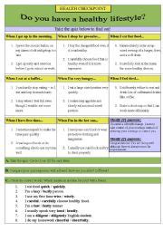 English teaching worksheets: Quizzes