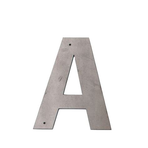 A Large Metal Wall And Outdoor Letter Rustica