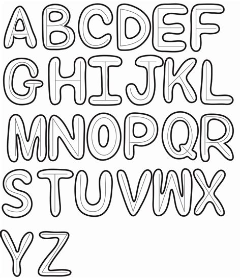 Alphabet Coloring Sheets A Z Pdf Best Of Bubble Letters Alphabet
