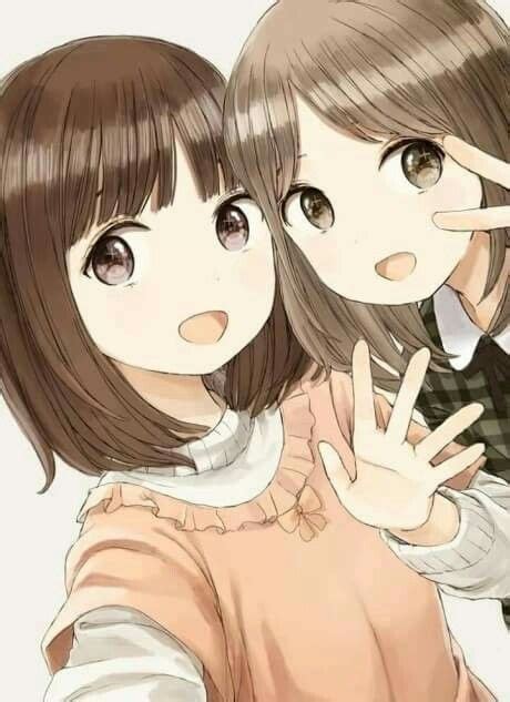 Cute Anime Girls Melhores Amigos Anime Irmãs Anime Anime