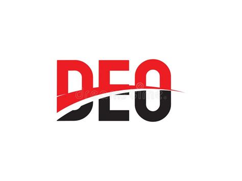 Deo Letter Initial Logo Design Vector Illustration Stock Vector