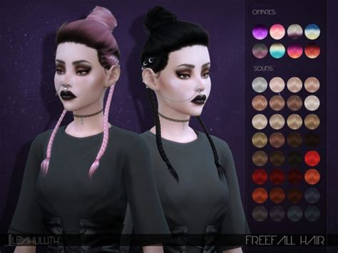 The Sims Resource Freefall Hair By Leahlillith Sims 4 Hairs