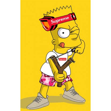Bart Simpson Supreme Wallpaper Pc Bmp Cheese