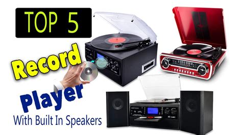 Best Record Player With Built In Speakers Youtube