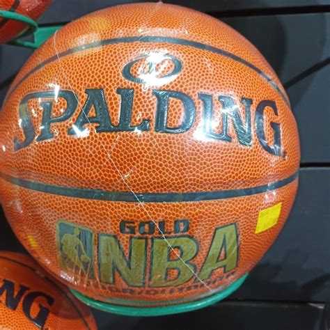 Jual Bola Basket Basketball Spalding Gold Nba Size Ukuran 7 Di Lapak