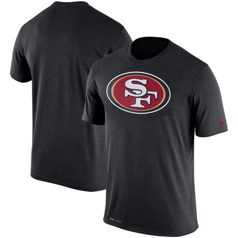 Mens Nike Black San Francisco 49ers Legend Logo 3 Performance T Shirt